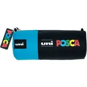 Estuche Tela Posca Azul