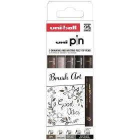 Pin Set 5P Caligrafía