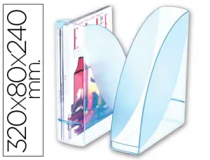 Revistero Confort Ice Blue Plástico Transparente
