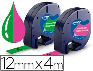 Blister Dymo Letratag Tape 12Mm