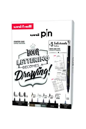 Pin Set 8P Lettering Starter Kit - No2