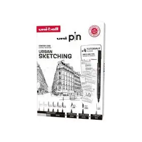 Pin Set 8P Urban Sketching Starter Kit - No3