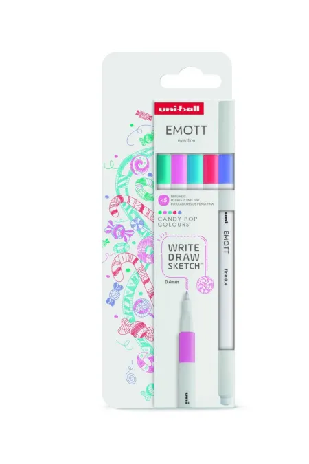 Emott 5P Set Candy Pop Colours