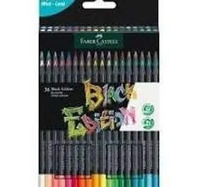 Estuche 36 Lápices de Colores Black Edition.