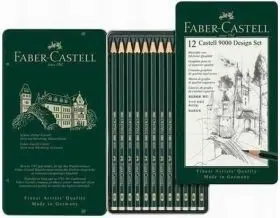 Estuche Lapiceros 9000 Duros Faber Castell