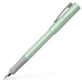 Pluma Grip Pearl Edition. M. Menta. Faber Castell