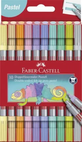 10 Rot. Doble Punta Pastel