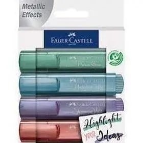 Pack 4 Textliner 46 Metálicos. Cs B.
