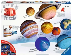 Puzzle 3D el Sistema Planetario