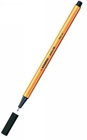 Rotulador Stabilo Point 88  Negro 88/46