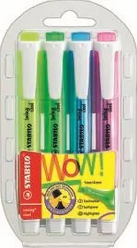 (4) Stabilo Swing Cool Estuche X4