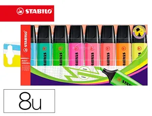 Stabilo Boss 8Pcs Wallet