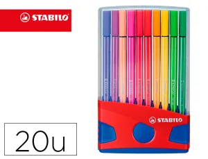 (20) Stabilo Pen 68 Color Parade Azul