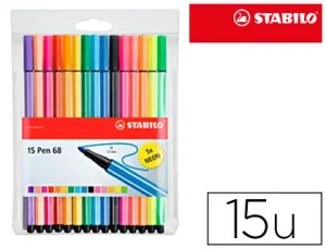 Estuche Pen 68 (15) Neon Stabilo