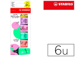 Pack Pastel Mini 6 Piezas Stabilo