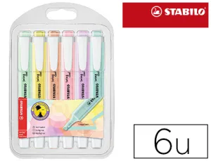 Estuche 6 Stabilo Swing Cool Pastel Estuche (6 Unidades)