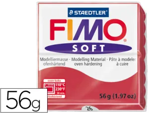 Pasta Modelar Fimo Rojo Cereza