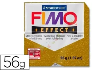 Pasta Modelar Fimo Dorado