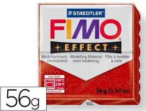 Pasta Modelar Fimo Rojo Brillo