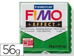 Pasta Modelar Fimo Verde Brillo
