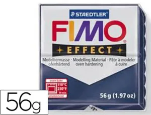 Pasta Modelar Fimo Azul Metalizado