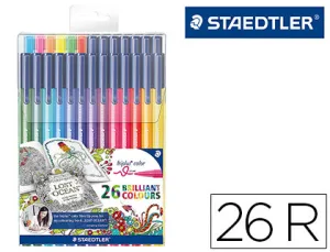 Triplus Colorbox 26 Colores Johana Basford Staedtler