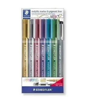 Marcadores Métalicos 6Pz & 1Pigment