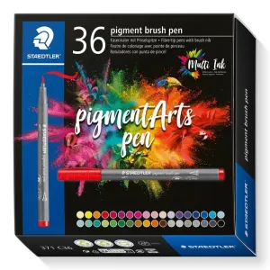 Pigment Brush Pen 36 Pcs