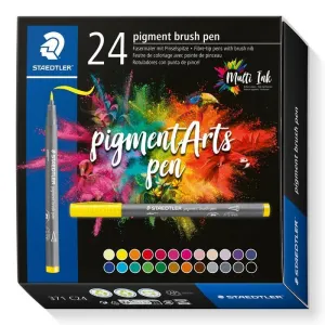 Pigment Brush Pen 24 Pcs