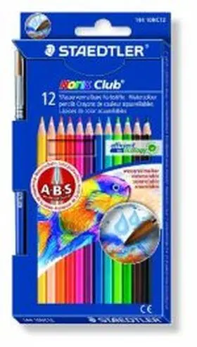 12 Lapices Acuarelables + Pincel Staedtler