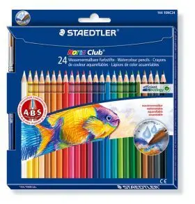 24 Lapices Acuarelables + Pincel Staedtler