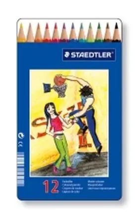 12 Pinturas Caja Metal Deportes