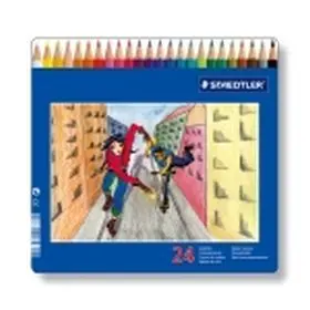24 Pinturas Caja Metal Deportes