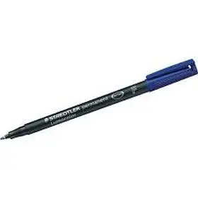 Lumocolor F Azul Permanente Staedtler