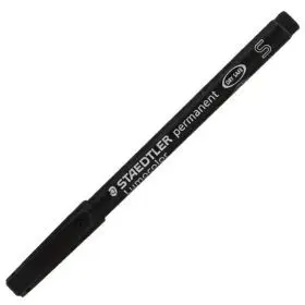 Lumocolor S Negro Permanente Staedtler