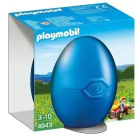 Niño con Tractor Playmobil