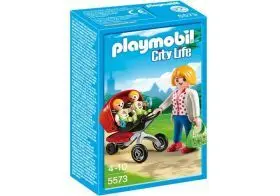 5573 Mamá con Carrito de Gemelos Playmobil