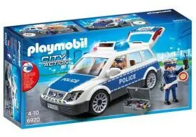 6920 Coche de Policía con Luces y Sonido Playmobil