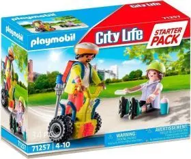 Starter Pack Rescate con Balance Racer Playmobil