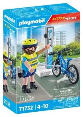Patrulla en Bicicleta Playmobil