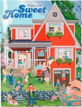Cuaderno Colorear Create Your Sweet Home