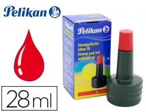 Tinta de Sellar Pelikan sin Aceite Rojo