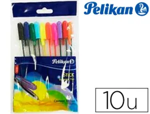 Bolsa Surtido Bolígrafos 10 Colores
