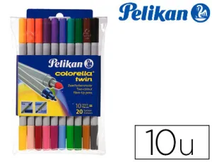 Rotuladores Doble Punta Pelikan Colorella Twin