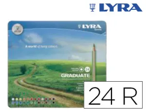 Lyra Graduate Aquarell - Estuche 24 Colores
