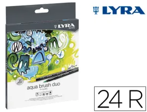 Rotuladores Aqua Brush Duo - 24