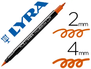 Lyra Aqua Brush Duo Naranja Oscuro