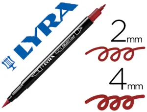 Lyra Aqua Brush Duo Rojo Pompeya
