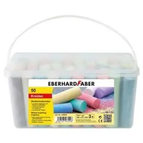 Cubo 50 Tizas Suelo Surtidas