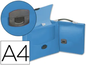 Carpeta Portadocumentos Broche Azul